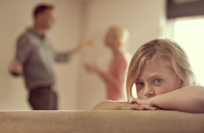 Parents who split before children are six put them at greatest risk of unhappiness, study finds
