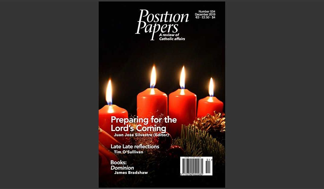New issue of Position Papers: December 2019